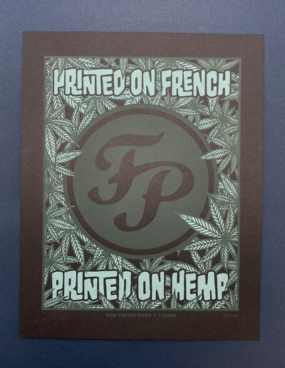 French Paper x Tom Shaw Hemptone Poster